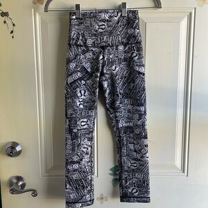 Lululemon Wunder Train High Rise crop 21”